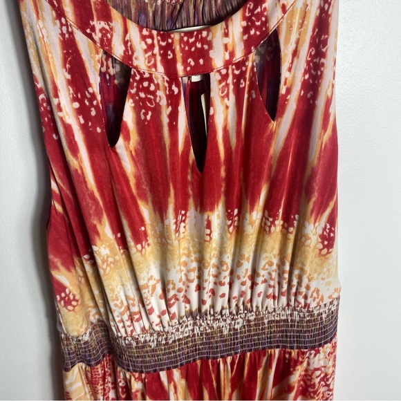 Soma KeyHole Midi Dress Rio Medley Sleeveless NWT Size Medium - Picture 3 of 12
